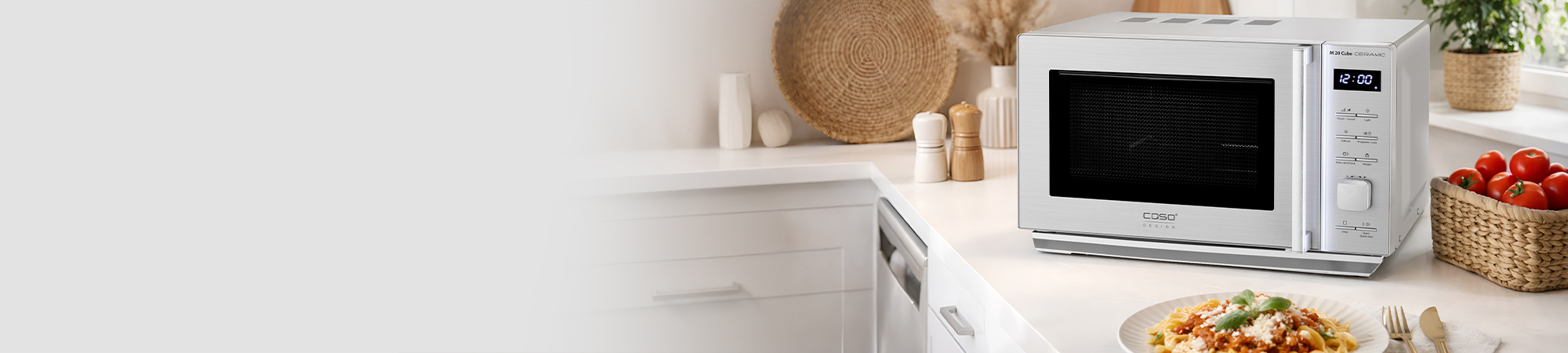 More usable space – without a turntable - For optimal results when cooking, reheating, and defrosting.