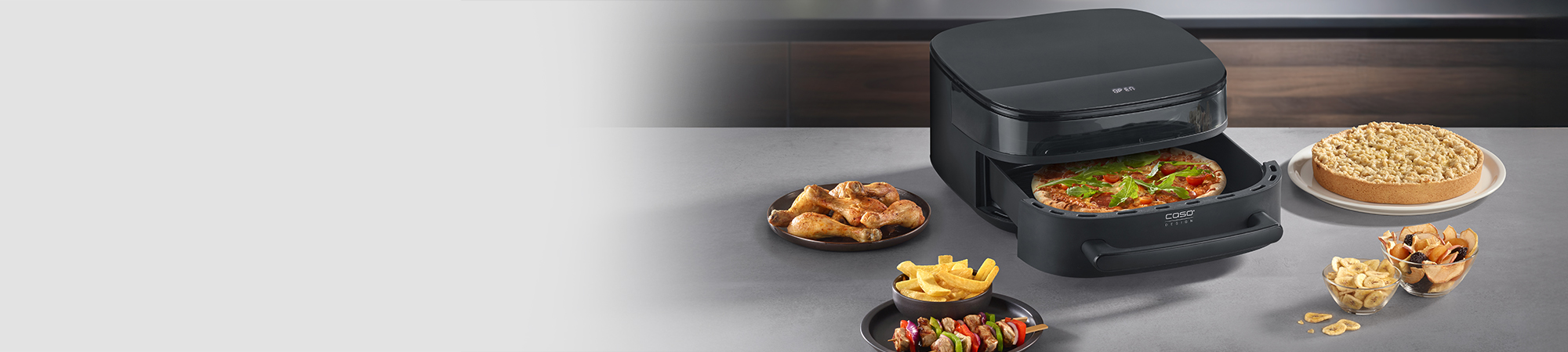 AirFryer & Pizzaofen in einem - Für vielseitigen Genuss: AirFry & PizzaChef