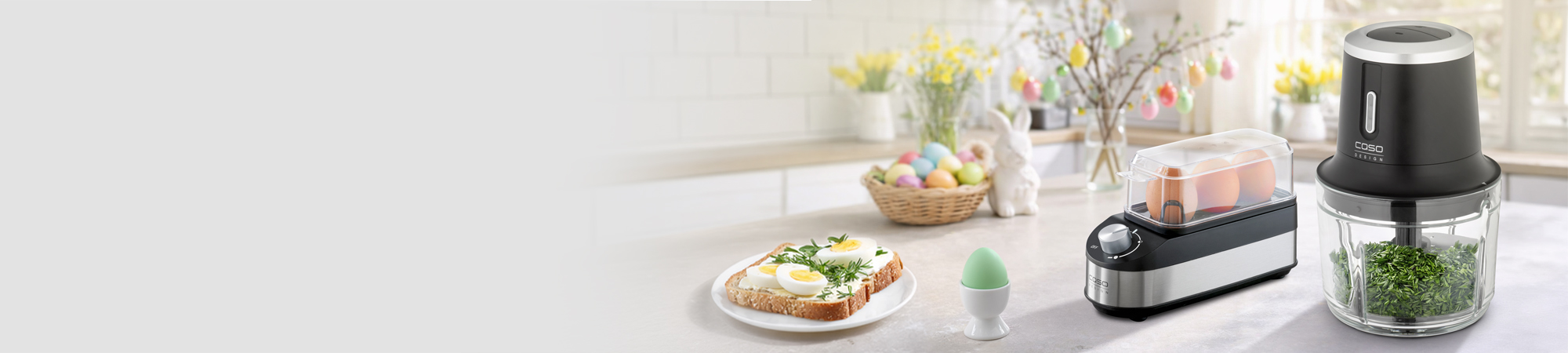 Perfekt vorbereitet für den Osterbrunch - Frische Dips & auf den Punkt gegarte Eier