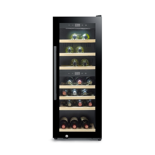 WineExclusive 38 Smart Design wine cooler, for up to 38 bottles, 2 temperature zones