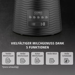 CappuLatte Design Milchaufschäumer für Kuhmilch- und Pflanzendrinks