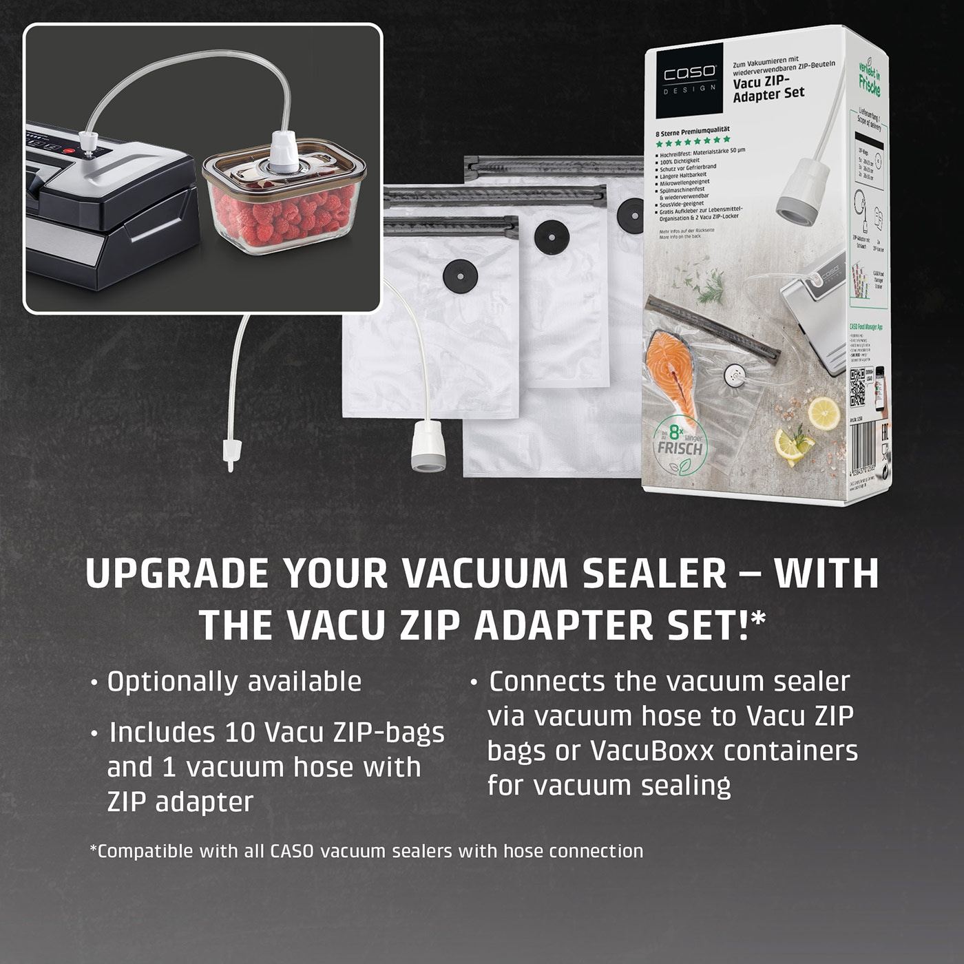 GourmetVAC 280 Design vacuum system