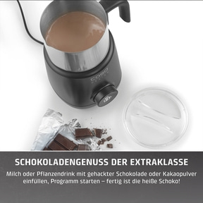 PremiumLatte XL Induktions- Milchaufschäumer für Kuhmilch- und Pflanzendrinks