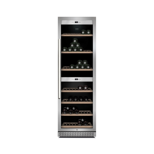 WineChef Pro 180 Design Weinkühlschrank, für bis zu 180 Flaschen, 2 Temperaturzonen