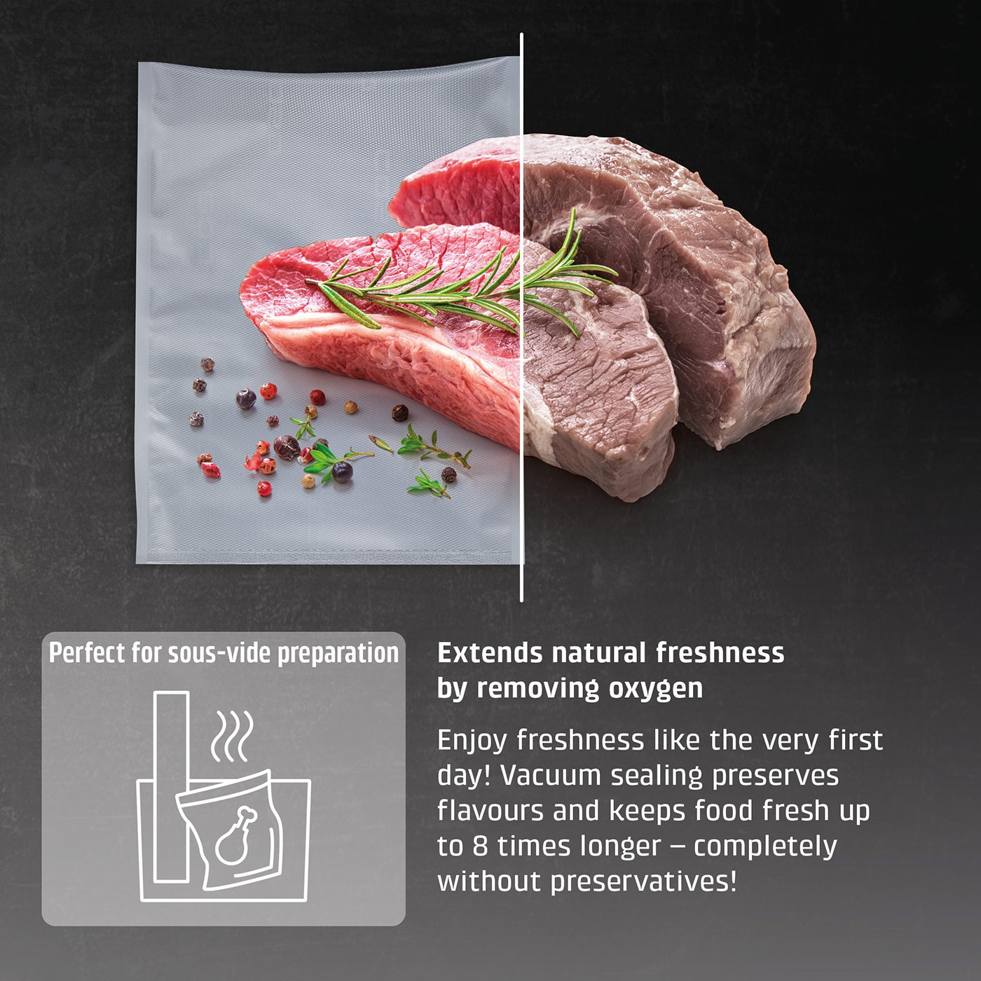 VRH 800 advanced Pro Vacuum sealer incl. wide range of accessories