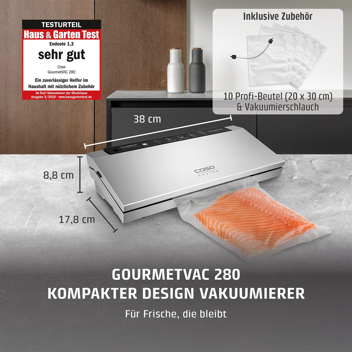 GourmetVAC 280 Vakuumiersystem
