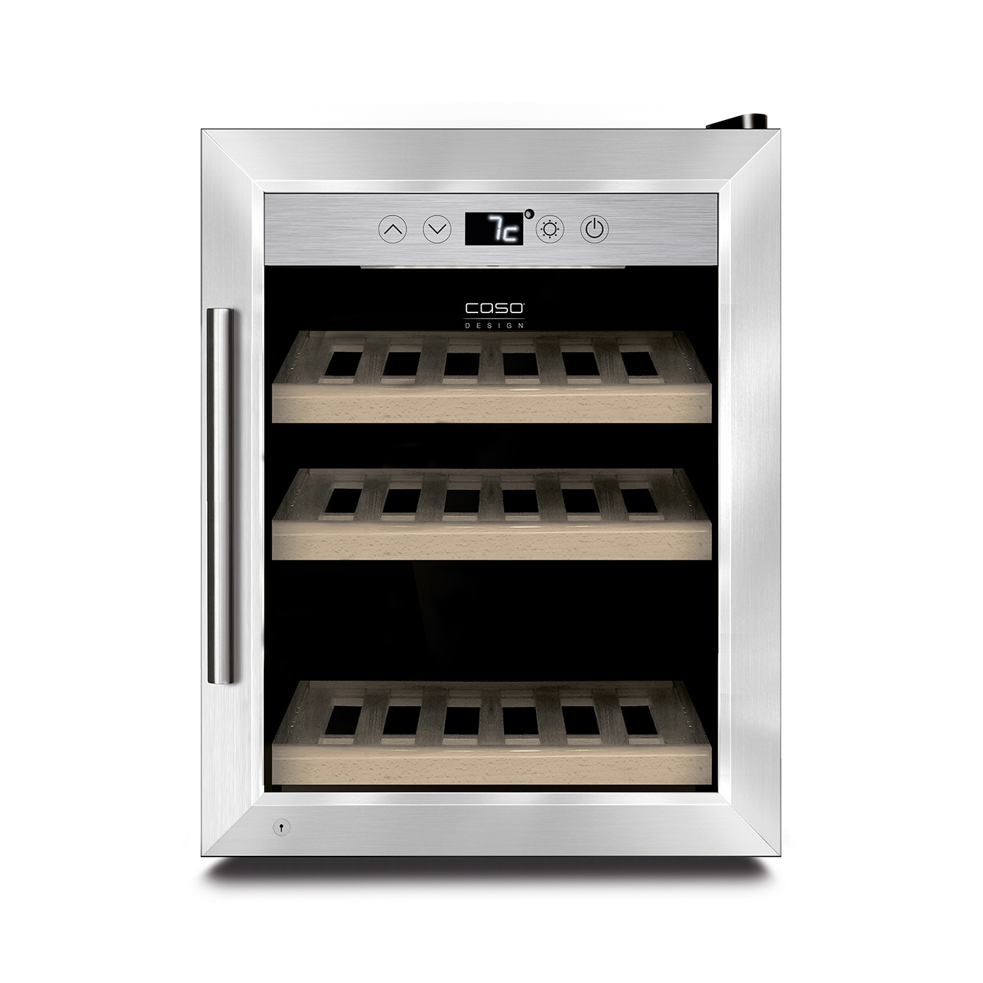 WineSafe 12 Design Weinkühlschrank, für bis zu 12 Flaschen, 1 Temperaturzone