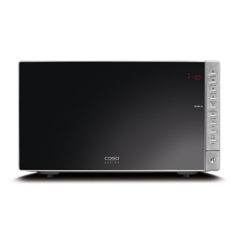Mikrowelle mit Bedienfeld, Anzeige P100, COSO Design, HCMG 25, Start-Taste, Stop/Clear-Taste.