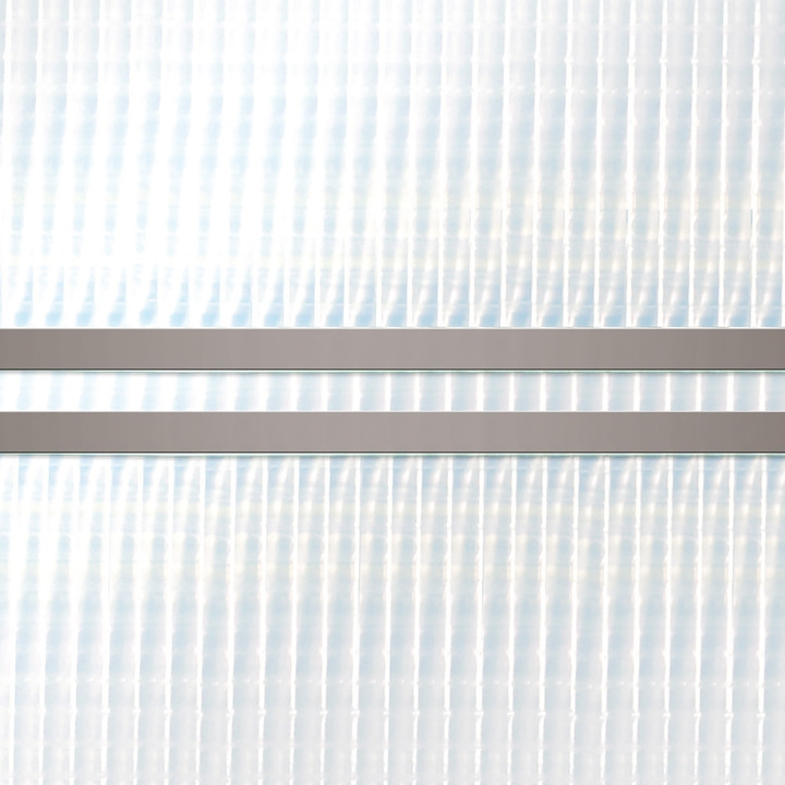 Bright vertical lines with two horizontal gray bars, abstract pattern, modern design.