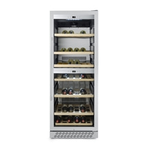 WineChef Pro 126 Design wine cooler, for up to 126 bottles, 2 temperature zones