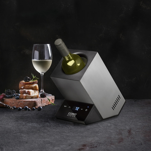 WineCase One Inox Design wine cooler for one bottle