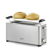 Toaster mit Brötchen, Edelstahl, Küche, Frühstück, Brot, Gerät, Essen, Wärme, Toast, Kochen