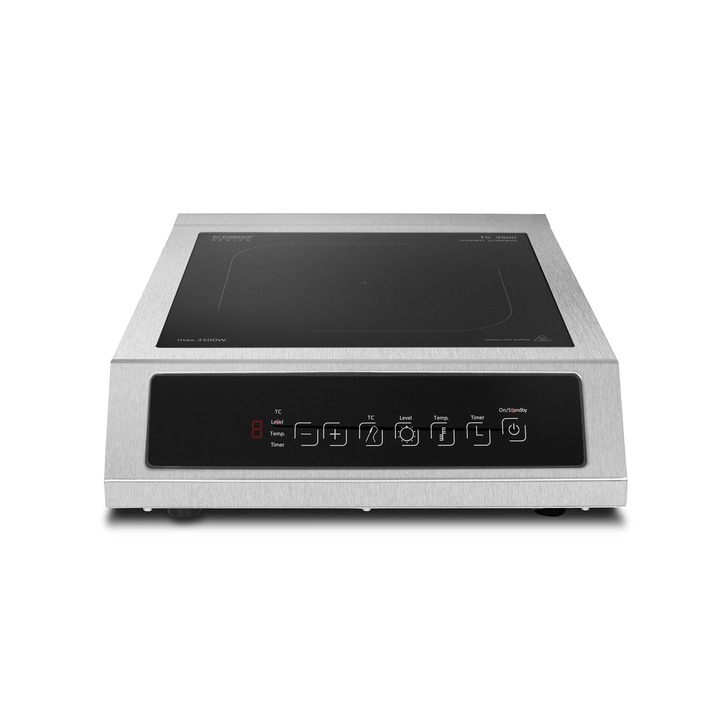 Induktionskochfeld mit Bedienfeld, Temperaturregelung und Timer-Funktion, max. 3500W