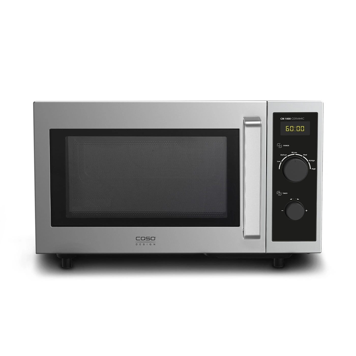 Microwave, stainless steel, Caso Design, CM 1000 Ceramic, 60:00, timer, power settings
