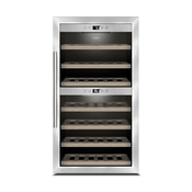 WineComfort 660 Smart Design Weinkühlschrank, für bis zu 66 Flaschen, 2 Temperaturzonen