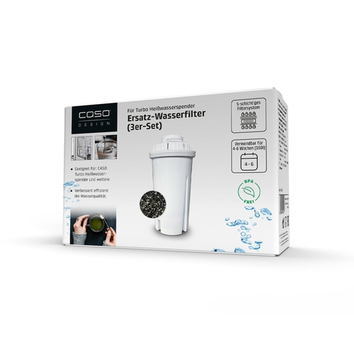 Ersatz-Wasserfilter (3er Set) für CASO Turbo-Heißwasserspender