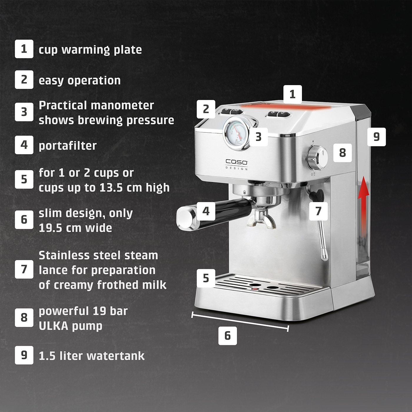 EspressoGourmet Design espresso machine