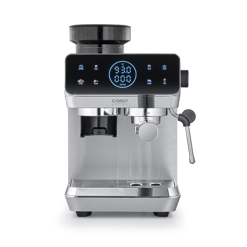 EspressoGourmet & Grind Design Siebträgermaschine mit Mahlwerk