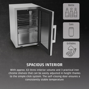 BBQ Deluxe-R Smart Barbecue cooler with door hinge right