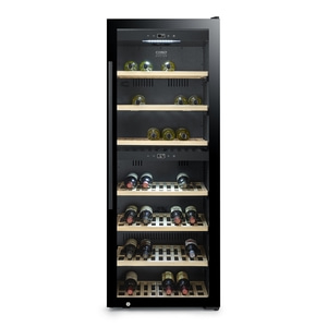WineExclusive 126 Smart Design Weinkühlschrank, für bis zu 126 Flaschen, 2 Temperaturzonen