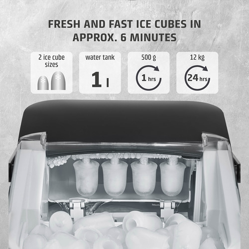 IceChef Compact Design ice cube maker