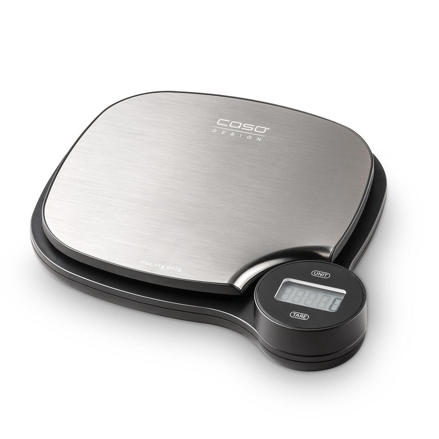 Kitchen scale, stainless steel, digital display, Caso Design, weighing, cooking, baking, kitchen