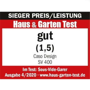 SV 400 Sous Vide Stick, Sieger Preis/Leistung
