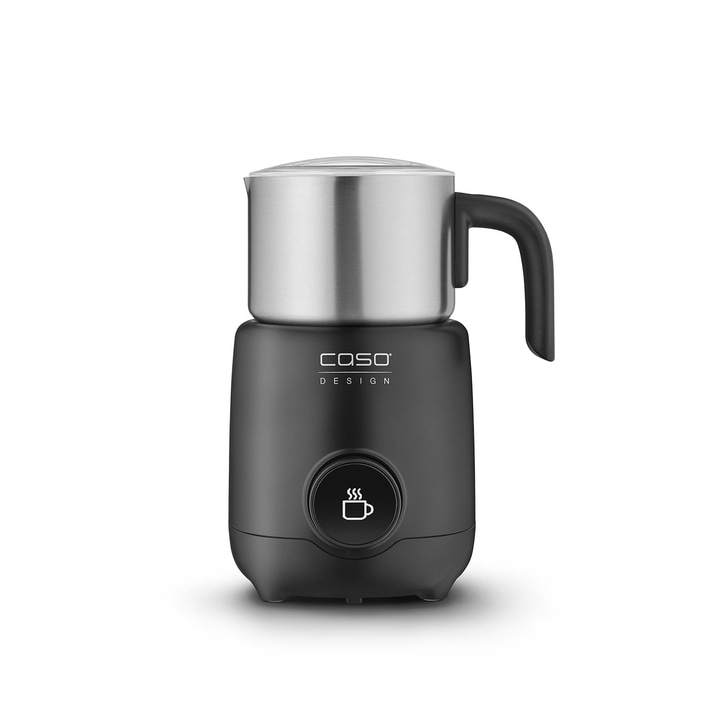 Milchaufschäumer, schwarz, Edelstahl, Caso Design, Kaffeemaschine, Küche, Gerät