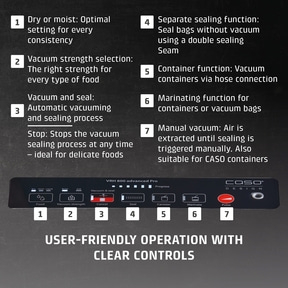 VRH 800 advanced Pro Vacuum sealer incl. wide range of accessories