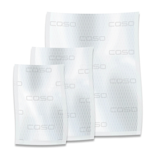 Profi-Folienset 5, 100 Folienbeutel, 150 µm 40x 16x23cm, 40x 20x30cm, 20x 30x40cm, zum Vakuumieren + Sous Vide Garen