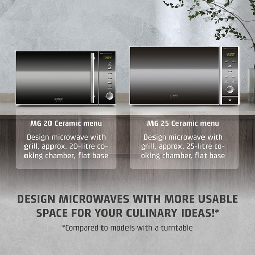 MG 20 Ceramic menu Design Microwave - Grill - Ceramic bottom