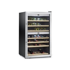 WineComfort 660 Smart Design Weinkühlschrank, für bis zu 66 Flaschen, 2 Temperaturzonen