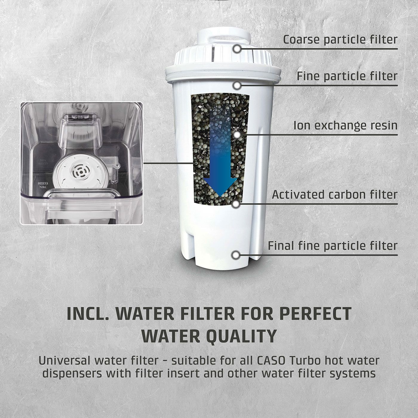 HW 616 Turbo hot water dispenser