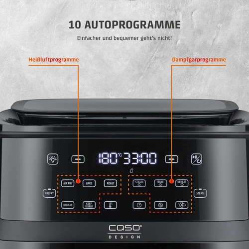 AirFry & Steam 700 3 cooking methods in one appliance - steam cooking, hot air frying or in combination