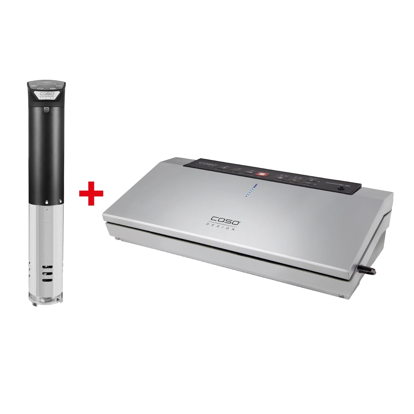 Sous vide cooker and vacuum sealer, cooking utensils, kitchen appliances, Caso Design
