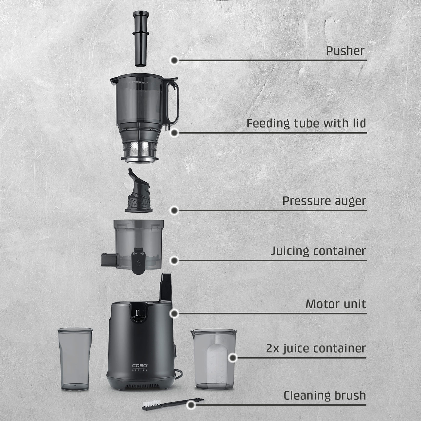 JuiceFit Pro Design Slow Juicer, winner price/performance