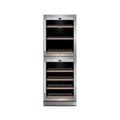 WineChef Pro 126-2D Design wine cooler, for up to 126 bottles, 2 temperature zones