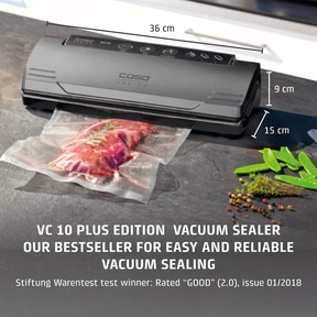 Vacuum sealer VC 10 Plus Edition, our bestseller for easy and safe vacuuming.