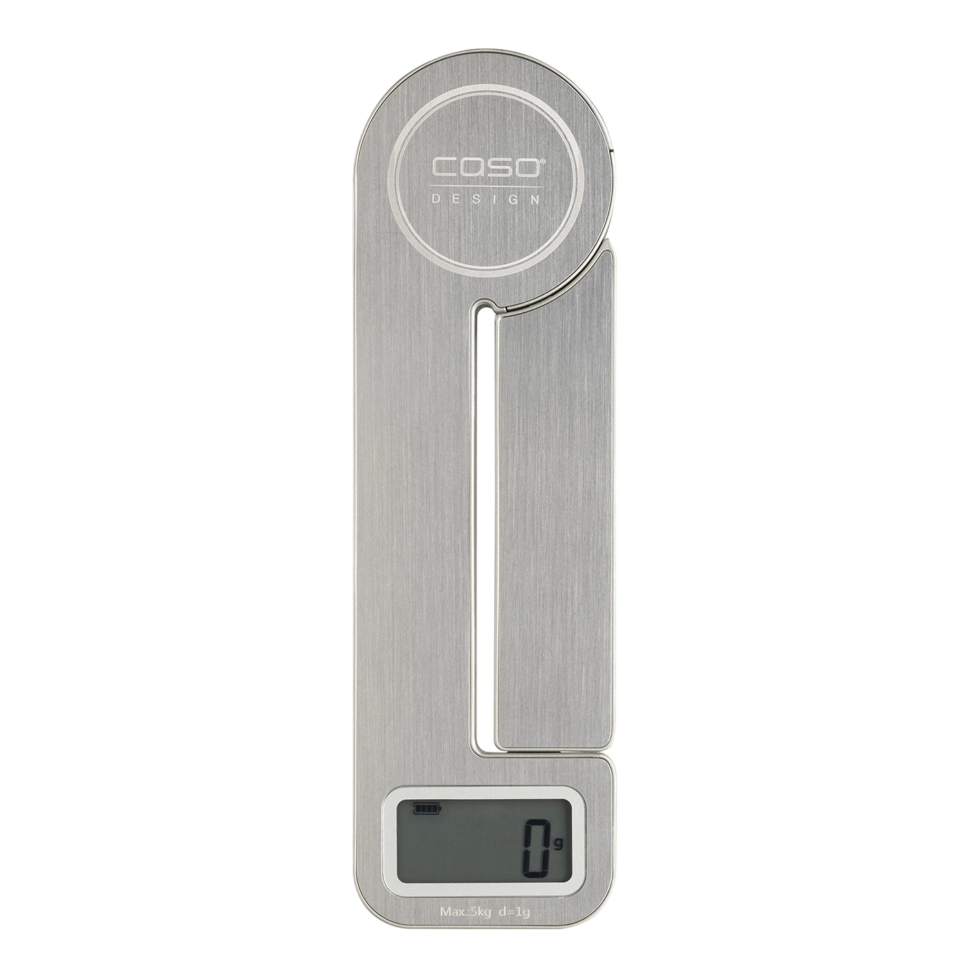 Küchenwaage, silber, COSO Design, Digitalanzeige, 0 g, Max. 5 kg, d=1g