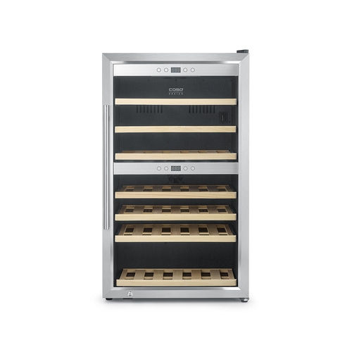 WineComfort 660 Smart Design Weinkühlschrank, für bis zu 66 Flaschen, 2 Temperaturzonen