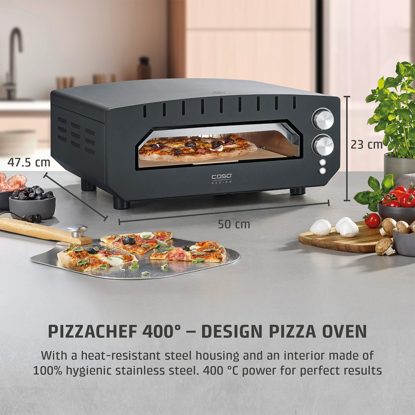 PizzaChef 400° Pizza Oven