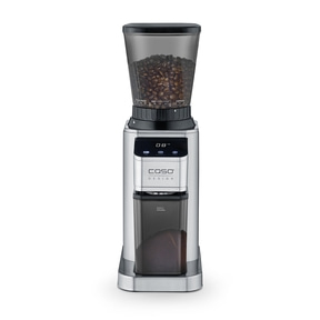 BaristaChef Inox Kaffeemühle mit Auffangbehälter und Siebträgerhaltung