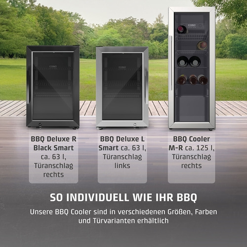 BBQ Deluxe L Smart Barbecue Kühlschrank mit Türanschlag links