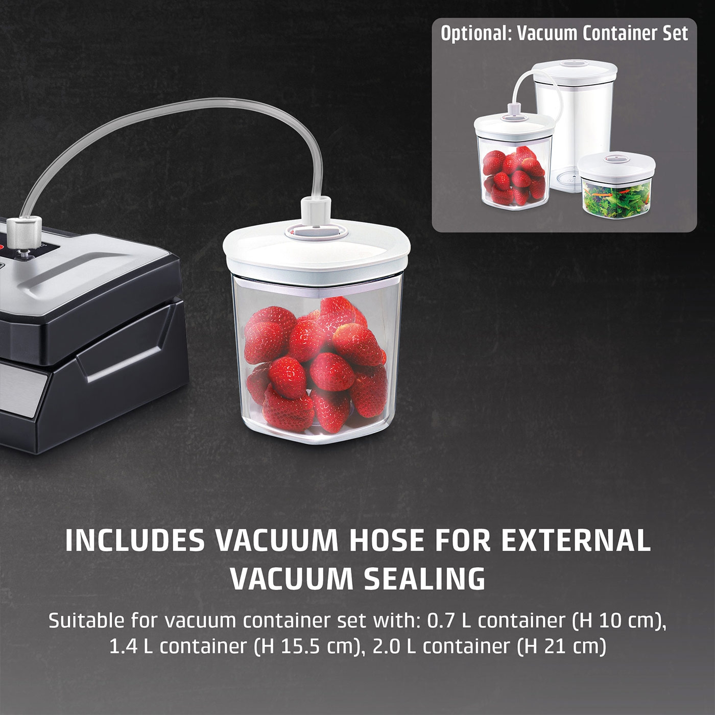 GourmetVAC 280 Design vacuum system