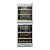 WineChef Pro 126-2D Design wine cooler, for up to 126 bottles, 2 temperature zones