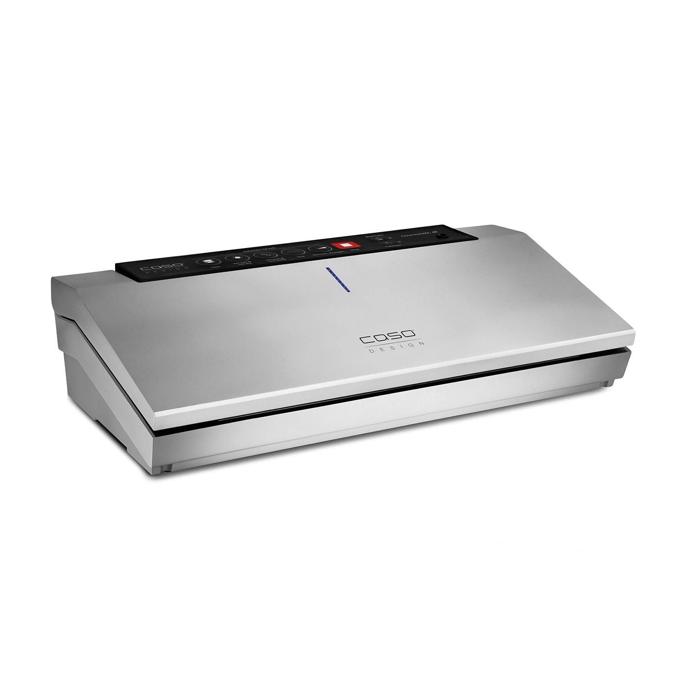 Caso Design vacuum sealer, silver, electronic control, modern design, kitchen appliance