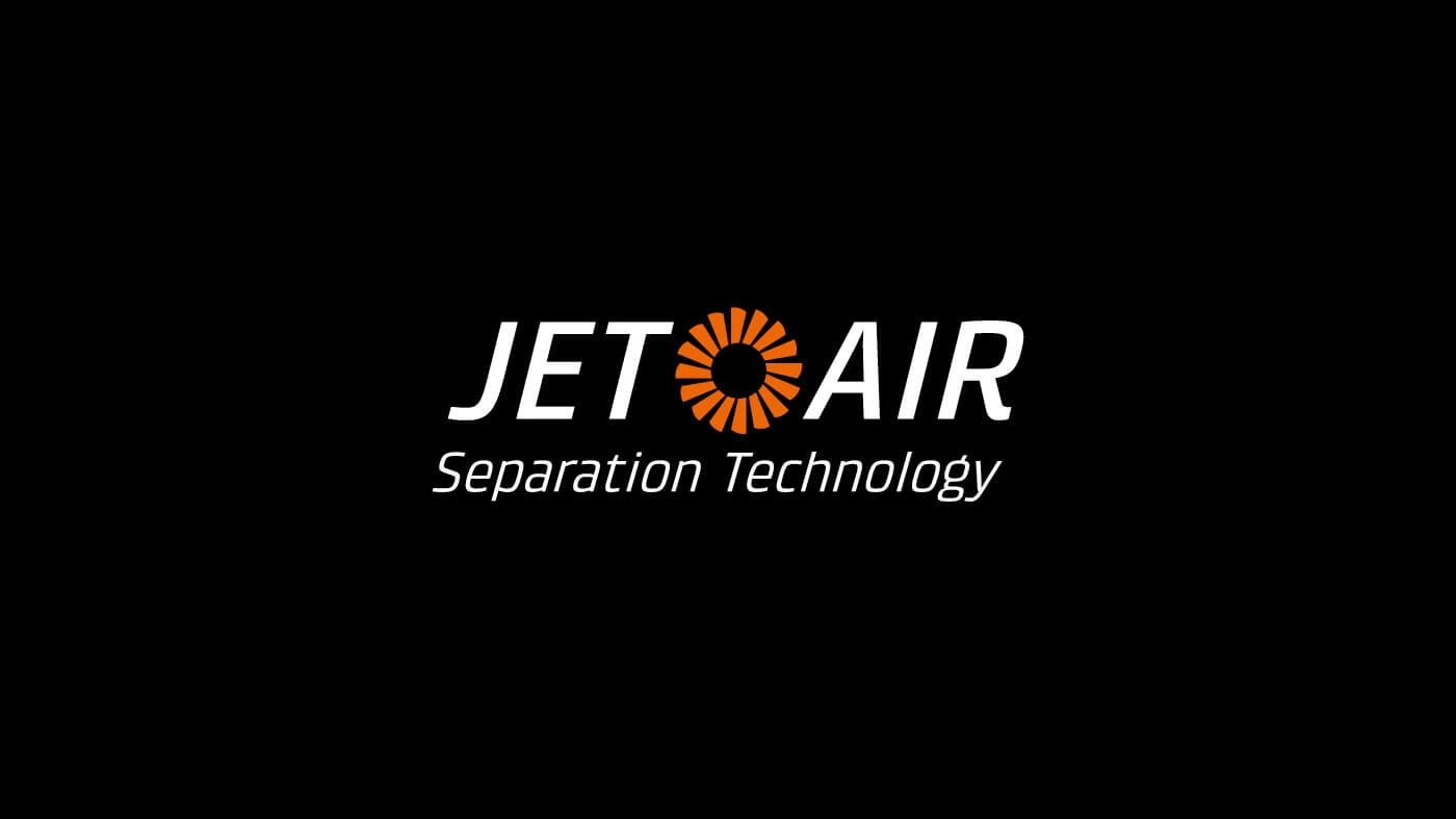 JET AIR logo with the slogan Separation Technology