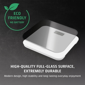 High-quality glass surface, no battery, Eco Friendly