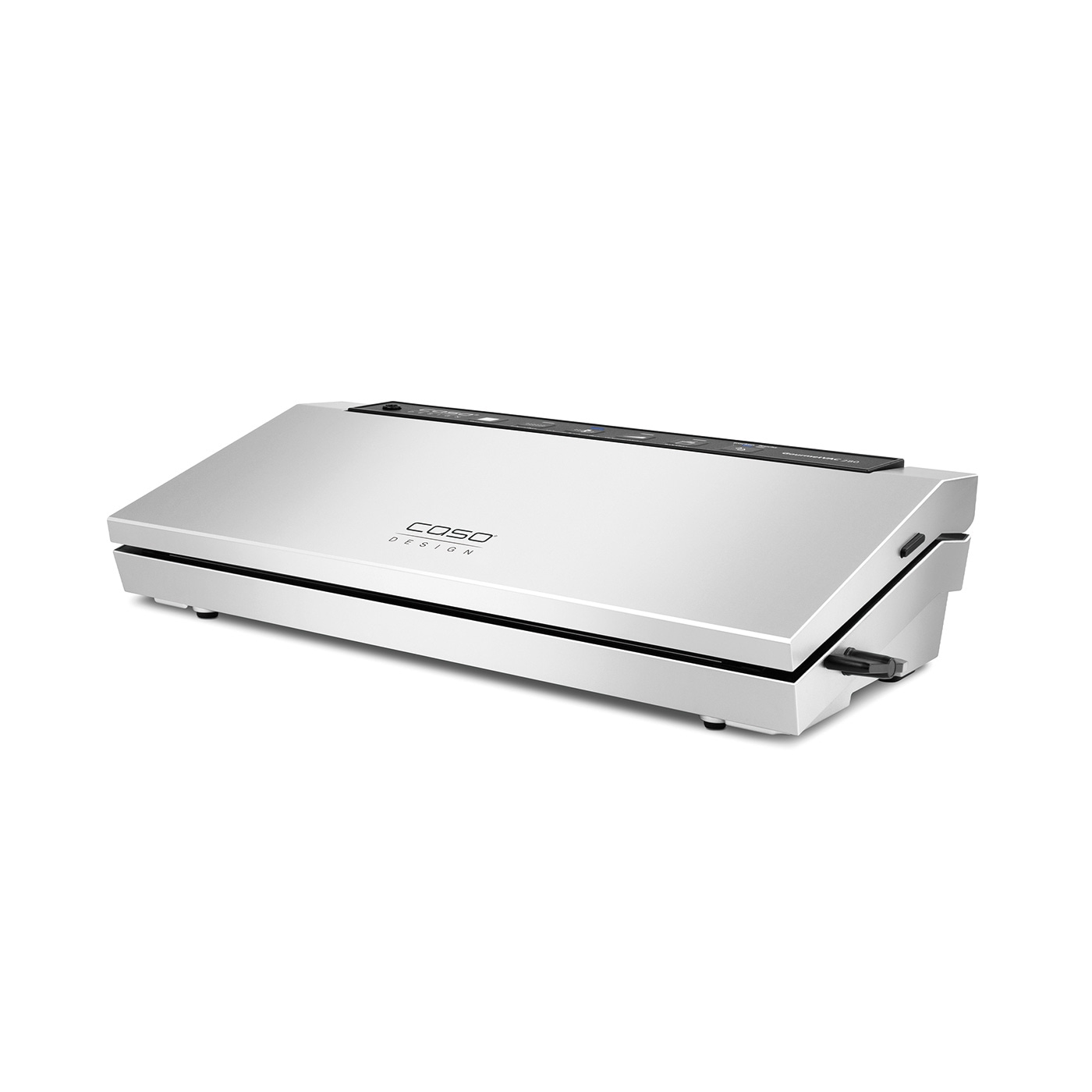 Silver vacuum machine with the 'COSO DESIGN' logo on a white background.