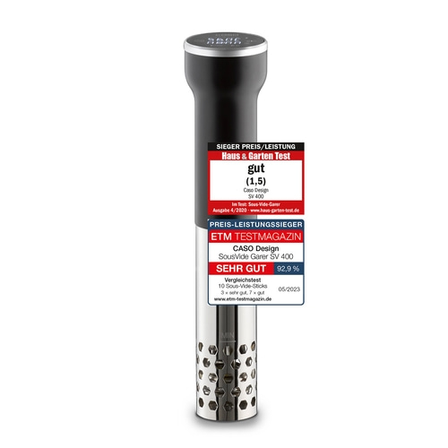 VC 10 Testsieger Set + SV 400 Set aus Vakuumierer und Sous Vide Stick